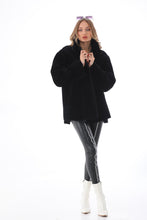 Load image into Gallery viewer, The Luxera Reversible Black Shearling Women Leather Jacket