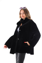 Load image into Gallery viewer, The Luxera Reversible Black Shearling Women Leather Jacket