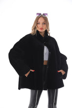 Load image into Gallery viewer, The Luxera Reversible Black Shearling Women Leather Jacket