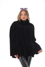 Load image into Gallery viewer, The Luxera Reversible Black Shearling Women Leather Jacket