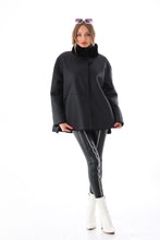 Load image into Gallery viewer, The Luxera Reversible Black Shearling Women Leather Jacket