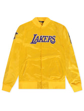 Load image into Gallery viewer, Pro Standard LA Lakers Big Logo Satin Jacket - Gold