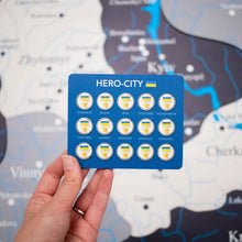 Load image into Gallery viewer, UA Hero - Cities Pins