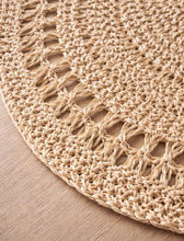 Load image into Gallery viewer, Malibu Handwoven Scallop Placemats