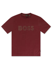 Load image into Gallery viewer, Hugo Boss Stretch Cotton Tee Logo - Burgundy