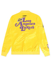 Load image into Gallery viewer, Pro Standard LA Lakers Souvenir Satin Jacket - Gold