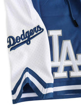Load image into Gallery viewer, Pro Standard LA Dodgers City Script Tail Shorts - Royal Blue