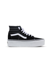 Load image into Gallery viewer, Vans Big Kids Sk8-Hi Tapered - Black/ True White