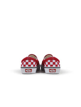 Load image into Gallery viewer, Vans Big Kids Classic Slip On - Checkerboard Red
