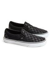 Load image into Gallery viewer, Vans Mens Checkerboard Slip-On - Black