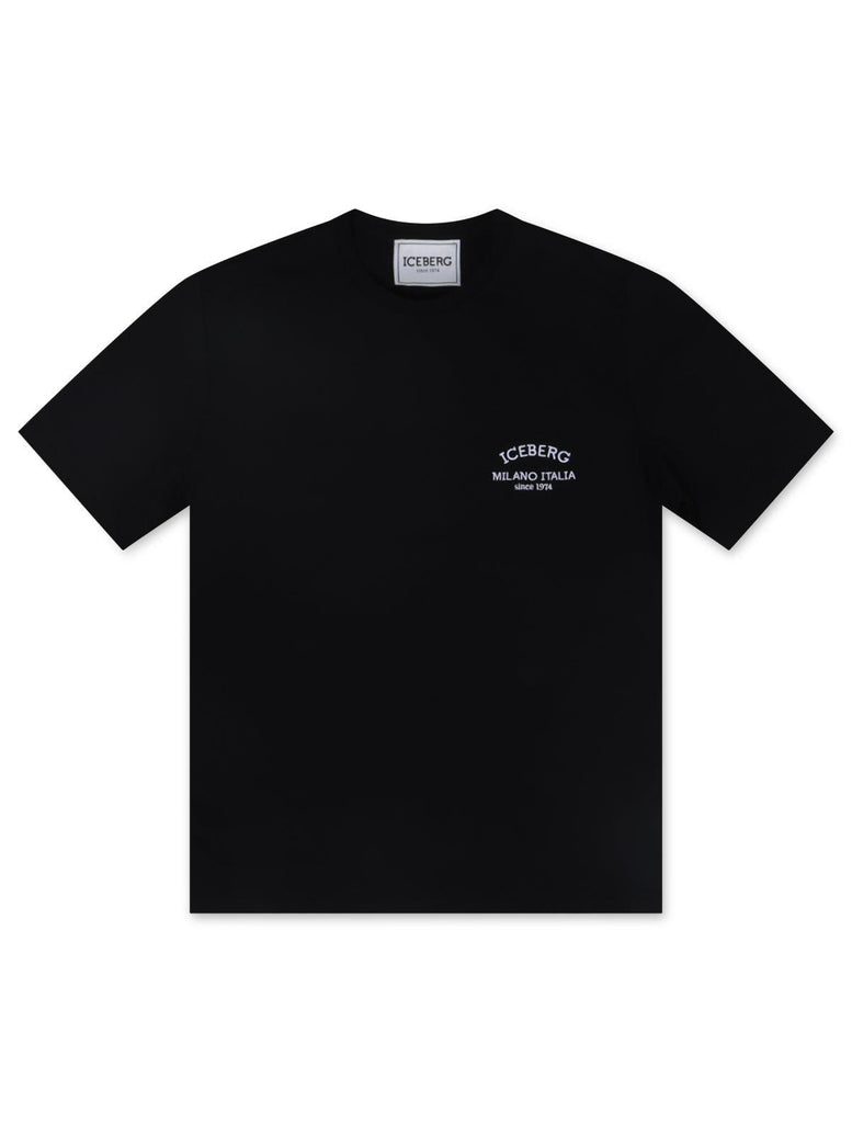Iceberg Institutional Logo Tee- Black