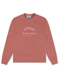Iceberg Institutional Logo Crewneck - Salmon