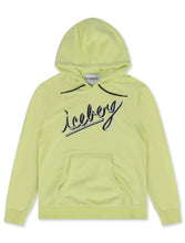 Load image into Gallery viewer, Iceberg Cursive Logo Hoodie - Lime