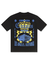 Load image into Gallery viewer, Campus La Via Cropped Tee - Black