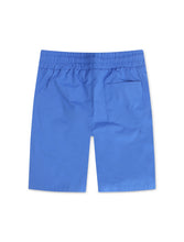 Load image into Gallery viewer, Campus La Via Cropped Nylon Shorts - Blue