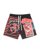 Load image into Gallery viewer, Sugarhill Dancing Poly Shorts - Black/Red