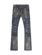 Load image into Gallery viewer, Valabasas Stellar Night Stacked Jeans - Dark Blue