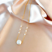 Load image into Gallery viewer, Coin Pearl Necklace