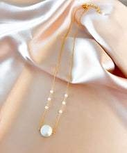 Load image into Gallery viewer, Coin Pearl Necklace