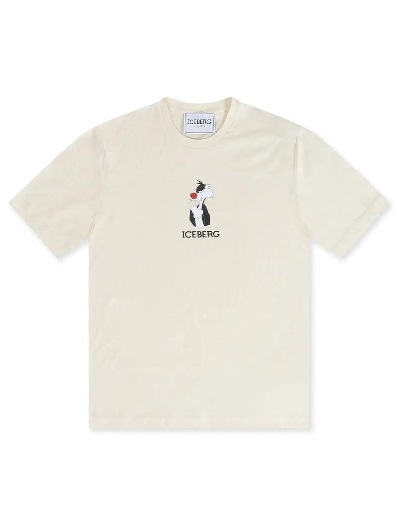 Iceberg Sylvester The Cat Tee - Cream
