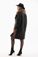 Load image into Gallery viewer, The Onyx Caramel Shearling &amp; Fox Fur Leather Women Jacket