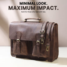 Load image into Gallery viewer, Buffalo Leather Messenger Bag