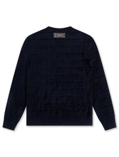 Load image into Gallery viewer, Iceberg All Over Knitted Sweater - Navy
