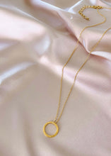 Load image into Gallery viewer, Signature Gold Circle Layering Necklace