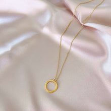 Load image into Gallery viewer, Signature Gold Circle Layering Necklace