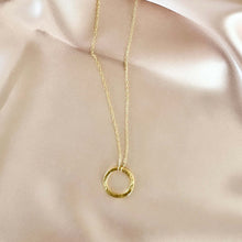 Load image into Gallery viewer, Signature Gold Circle Layering Necklace