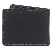 Load image into Gallery viewer, Black Textured Leather Mens Wallet