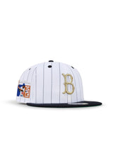Load image into Gallery viewer, New Era 5950 Brooklyn Dodgers Jackie Robinson Hat - Stripe White