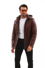 Load image into Gallery viewer, The Bergamo Brown Shearling Leather Men Jacket