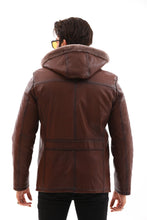 Load image into Gallery viewer, The Bergamo Brown Shearling Leather Men Jacket