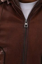 Load image into Gallery viewer, The Bergamo Brown Shearling Leather Men Jacket