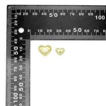 Load image into Gallery viewer, Gold 3D Puffy Heart Charm Pendant, Sku#LK1032