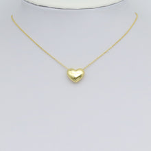 Load image into Gallery viewer, Gold 3D Puffy Heart Charm Pendant, Sku#LK1032