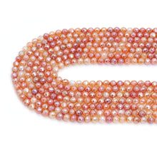 Load image into Gallery viewer, Mystic Plated Faceted Agate Beads,6mm/8mm/10mm/12mm Plated Red Yellow Agate Beads,15.5" Full Strand, SKU#UA228