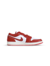 Load image into Gallery viewer, Air Jordan Big Kids  1 Low Se - White/Dunew