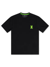 Load image into Gallery viewer, Psycho Bunny Mens Maybrook Back Graphic Tee - Blk