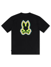 Load image into Gallery viewer, Psycho Bunny Mens Maybrook Back Graphic Tee - Blk