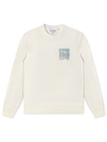 Lacoste Graphic Print Fleece Sweatshirt - Cream