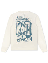 Load image into Gallery viewer, Lacoste Graphic Print Fleece Sweatshirt - Cream