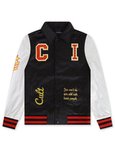 Load image into Gallery viewer, Cult Of Individuality Nylon Saints And Sinners Jacket - Black