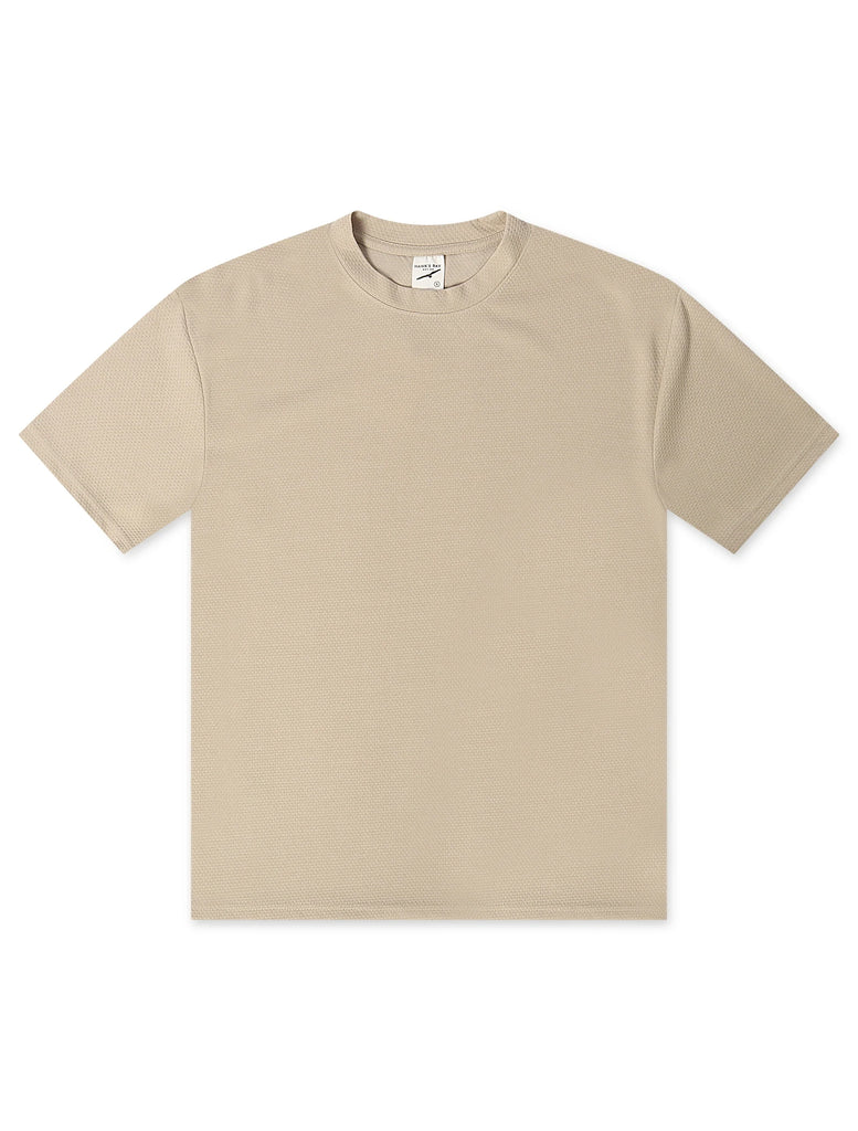 Denim Exchange Knit Tee - Khaki