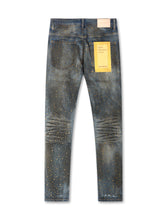 Load image into Gallery viewer, 79th Element Gold Rhinestone Denim - Blue