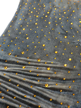 Load image into Gallery viewer, 79th Element Gold Rhinestone Denim - Blue