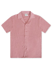 Load image into Gallery viewer, Kuwalla Knit Yacht Shirt - Pink
