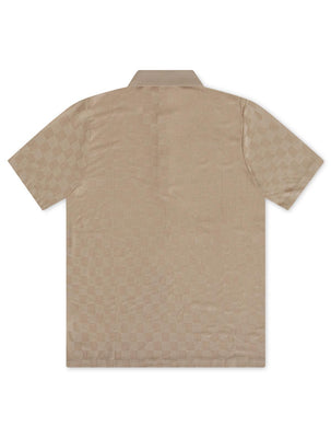 Kuwalla Jacquard Polo - Beige