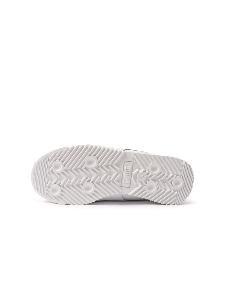 Puma Big Kids Roma Basic - White/Gold